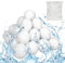 SUBTLETY Filterbälle für Sandfilteranlagen, 700g Filterballs Kann für 25Kg Filtersand Ersetzen, Poolreinigung Filterkugeln für Schwimmbad Poolfilter Filterpumpe Aquarium Sandfilter (700g, Weiß)