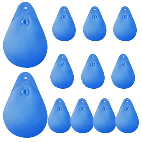 Pool Water Bags - 12 Pieces Pool Cover Weights, Heavy Duty Ground Pool Water Bags, Waterproof and Windproof Water Weight Bag