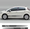NonWoohdf 2 Pezzi Adesivi per Strisce Laterali Lunghe per Auto Fai da Te, Pellicola in Vinile per Auto, Decalcomanie Fai da Te, Decorazione Adatta per Accessori per Tuning Auto Fiat Punto
