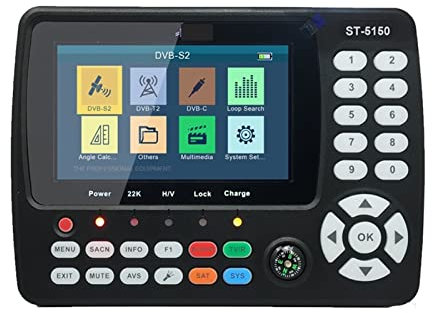 Cercatore satellitare ST-5150 DVB-S2 DVB-T / T2 DVB-C Combo Better 6980 Digital Satellite Meter Finder H.265 WS-6933 KPT-760TS per regolare l'antenna parabolica