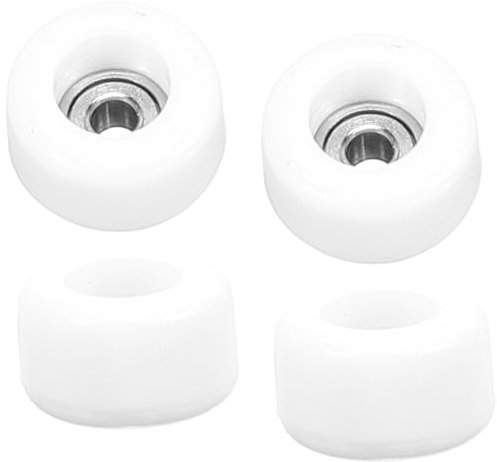 Kisangel 4 Piezas Rueda de patineta para Dedos agitarse Juguetes de Dedos de Colores gimnástico Juguetes Juguetes para los Dedos Rodillo de Dedo el plastico