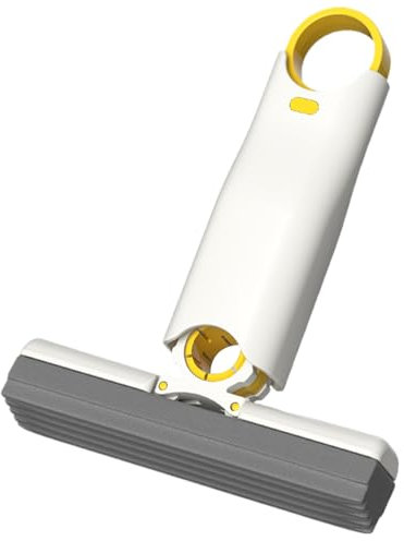 Lawnrden Mini trapeador autodespreción, Mini trapeador portátil Absorbente Fuerte, lavadores pequeños sin Lavar a Mano para áreas pequeñas, Lavabo, Fregadero, baño, Cocina, portátil