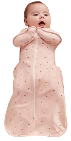 Love To Dream Swaddle UP | Tät passform, stöder hälsosam sömnrutin | 1,0 Tog perfekt för våren och sommaren (20–24 °C) | maskintvättbar bomull och dubbel dragkedja