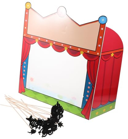 LALADEFIEE Kit per Marionette Ombre Teatro delle Ombre Educativo per Ragazzo Ragazza Ragazza Spettacolo di Marionette Oggetto di Scena per Asilo