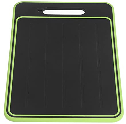 ERYUE Planche à Découper Double Face avec Peinture en Aérosol en Alliage D'aluminium avec Affûteur de Couteaux, Parfaite pour Hacher et Affûter Quotidiennement dans la Cuisine