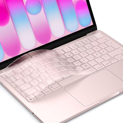 GPXIIZ Tangentbordsskydd för MacBook Air 13.6/Air 15/Pro 14/Neo, EU-layout