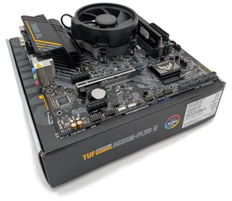 Ryzen 5 5500 3.6Ghz (Turbo 4.2Ghz) Six Core Twelve Thread CPU, TUF Gaming A520M-PLUS II Motherboard & 4GB 3000Mhz DDR4 RAM Pre-Built Bundle