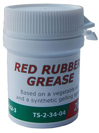 Red Rubber Grease For Brake Caliper Piston Seals and Boots Fluid Rebuild 20 ml.