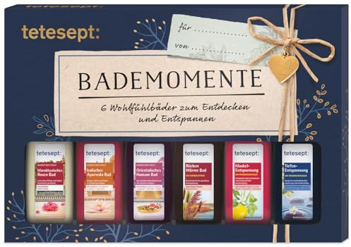 Tetesept Geschenkset Wohlfühlbäder Bademomente, 120 ml Lösung
