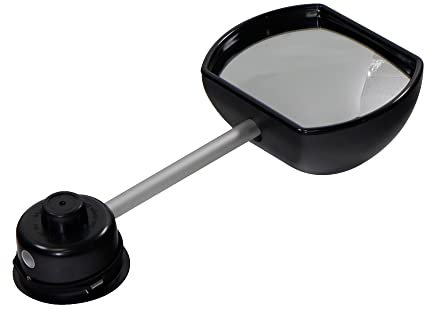 Leisurewize - Suck it & See External Towing Mirrors - Travel Safety Caravan Towing Kit, Stick On Mirrors (Convex Glass)