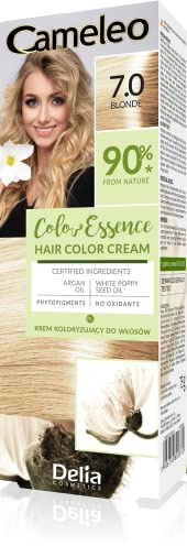Cameleo - Color Essence - Crema Colorante - Bionda - Colorazione “TONO SU TONO” - Effetto Fino a 8 Lavaggi - Colore Naturale e Profondo - Rinfresco del Colore - Nutrimento - 75g