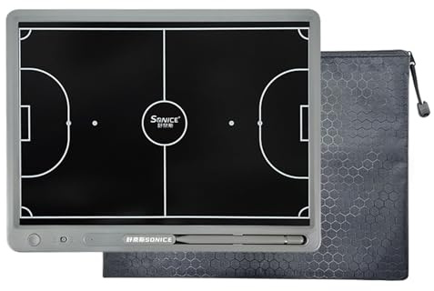 Tavola tattica da Calcio a 5, LCD, tabellone tattico elettronica per Futsal, con penna, lavagna per allenatori di calcio a 5, blocchi da disegno cancellabili, accessori per allenamento, 15 pollici