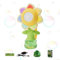 VINSPIRE Bubble Machine for Kids, 3-Speed Rechargeable Dancing Sunflower Automatic Bubble Machine for Kids with Night Light, gazillion bubbles Bubble Maker Toy for Childrens and Girls Gift(Yellow)