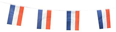 Bandiera dei Paesi Bassi, piccola, mini bandiera olandese, decorazioni per sfilate, feste, aule, giardini e festival (Paesi Bassi)