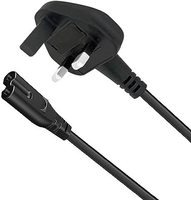 Power Plug Cord Replacement for HP Deskjet 2700 3755 2710e 3630 3760 2620 2630 2720e Envy 6020e 4520 5020 4500 5530 5640 5010 5540 4527 Printer UK Plug Figure 8 Lead Cable