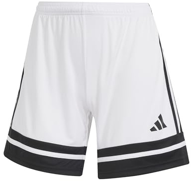adidas Damen Squadra25 Short Shorts, White/Black, S