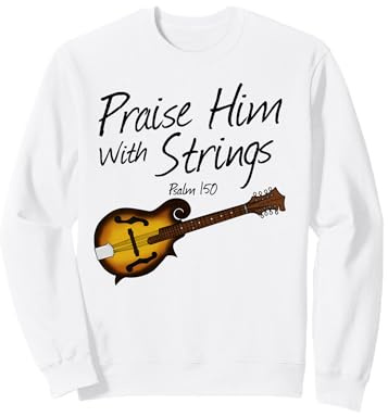Louez-Le avec des Cordes, Mandoline Chrétien Mandoliniste Sweatshirt