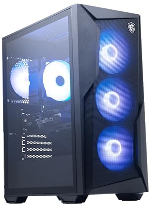 msi Codex Z2 Gaming Desktop: AMD Ryzen R5-8400F, GeForce RTX 5060, 16GB DDR5, 1TB m.2 NVMe SSD, USB Type-C, VR-Ready, Windows 11 Home Plus: B8NVL-694US