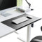 Schreibunterlage,Schreibtischunterlage mit Kantenschutz aus Weichem Kunstleder,Groß PU-Leder Mousepad für Büro/Zuhause,Büro Wasserdichte Rutschfeste Schreibenmatte,Schwarz,70X40cm