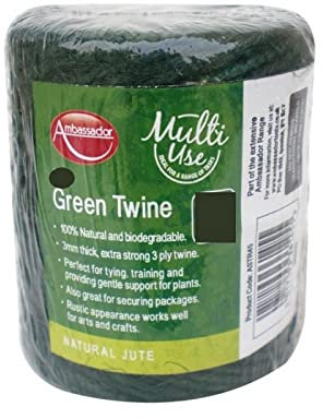 Ambassador Ficelle de jute multi-usage (90 m) (vert), 109 m