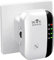 WLAN Repeater Verstärker, 2,4GHz WiFi Extender Mit Repeater/AP Modus, Booster, Long Range Amplifier mit Ethernet Port zu Allen WLAN Geräten, 1-Key Setup, Access Point