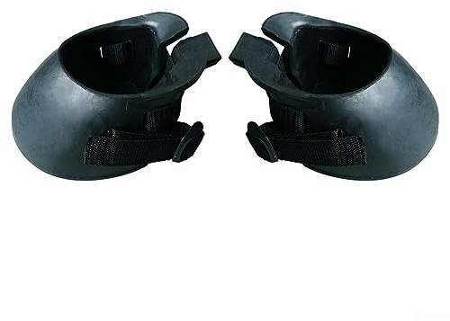 Lot de 2 sabots en caoutchouc pour cheval, couvre-chaussures en caoutchouc antidérapant, chaussures de protection antidérapantes et absorbant les chocs, S