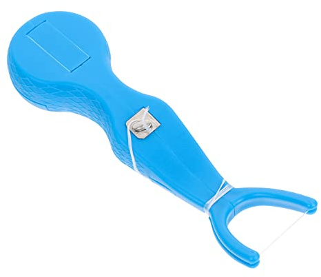 Veemoon Porta Hilo Dental Reutilizable Para Cuidado Bucal Soporte De Hilo Dental No Accesorio Para Para Hogar y Viaje