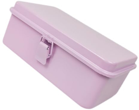 DEARMAMY Cassetta Attrezzi in Metallo Rinforzata con Chiusura Sicura Organizer Portatile per Elettricista e Meccanico Scatola Porta Utensili Resistente e Durevole per Garage e Officina