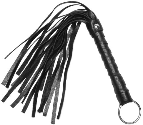 Zhichengbosi Pferdepeitsche, Gerte mit Kunstleder, Reitgerte für Pferde, schwarze Pferdepeitschen für Show und Reiten (schwarz, 30)