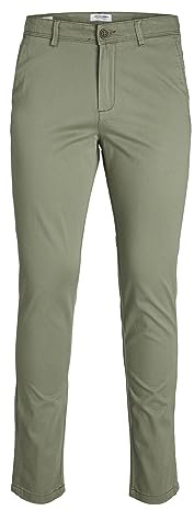 Jack & Jones Mens Jpstmarco Jjbowie Sa Noos Pants, Lichen Green, 34W / 32L UK