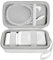Case for Anker MagGo 3-in-1 Charging Station Qi2 Certified 15W MagSafe, Foldable Magnetic Wireless Stand Holder for Apple Watch USB-C Charger Cable, Portable Travel Storage Bag for Essentials, White