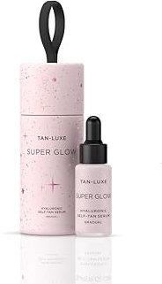 Tan-Luxe Super Glow Bauble Limited Edition Gift Set Containing Travel Size Gradual Facial Self-Tan Serum with Hyaluronic Acid, 10ml
