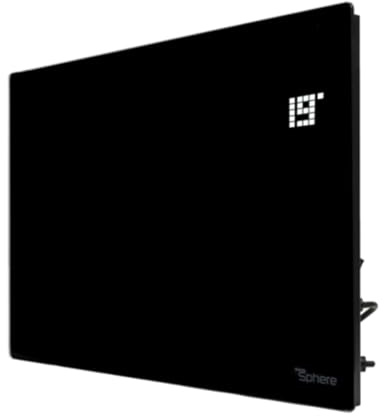 ThermoSphere Glass Panel Heater (Black, 835 X 450mm 2000W)