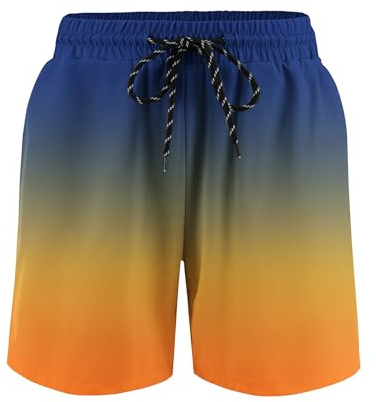 Arshiner Bañador Niño Deportivo Infantil con Forro Interior Secado Rápido Cómodo Pantalón De Baño con Bolsillos para Niños Activos 7-14 Años