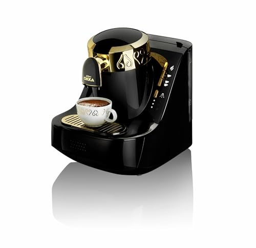 Arzum Okka OK008 710 - Máquina de café turco, color negro y dorado
