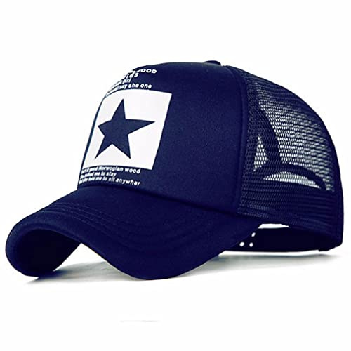 Cozyan Cappellino con Visiera Estivo Ricamato Uomo Trucker cap Berretto da Baseball Cappellino da Baseball Uomo Estivo Ricamato Cappelli a Rete Unisex Traspirante Trucker Cappello