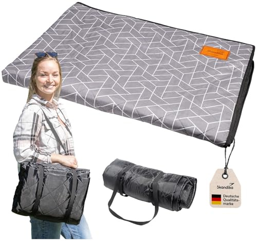 Skandika Tappeto per tenda da campeggio Bredal | resistente alle intemperie e impermeabile | poliestere morbido al tatto, con tracolla, universale (200x300cm | universale)