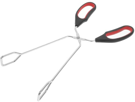 LOORGVEL Pinzas para Asar de Pinzas de Cocina para Barbacoa Hornear para Carne Pan Ensaladas Utensilios de Cocina Portátil Accesorio