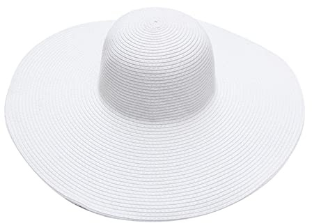 Capelines Femme Vintage, Chapeaux d'été pour Femmes Large Bongrace Femmes Chapeau de Plage en Paille Fille Casquette de Soleil Pliable Dames Chapeaux