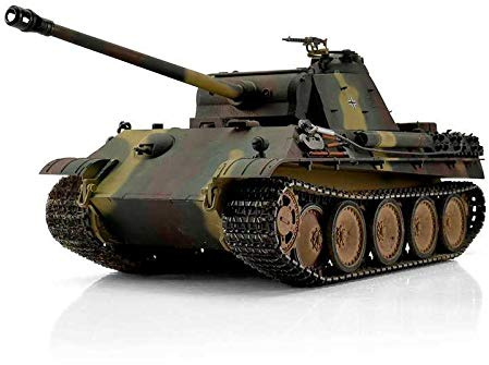 Torro Panther G Profi Metallausführung BB Version Braun/TarnTORRO Panzer mit Holzkiste
