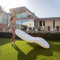 Moovere Sonnenliege für den Außenbereich, Pool, Hotel, Strandclub, Garten, Weiß, stapelbar und sehr wetterfest