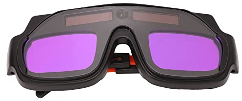 Natudeco Lunettes de soudage Yeux Lunettes Solaire Auto Assombrissement Lunettes de Soudage Soudeur Sécurité Protection des Yeux PC Lunettes pour Soudage Lunettes de soudure à teinte automatique