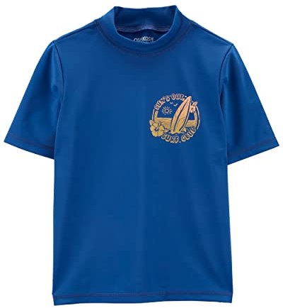 OshKosh B'Gosh Jungen Rashguard Rash-Guard-Shirt, Blau, 7
