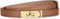 HEVIBK Ledergürtel Damen Gürtel Taillengürtel Damengürtel Leder Jeansgürtel Echtleder 19mm Breit schmaler Gürtel（Karamell/Gold）