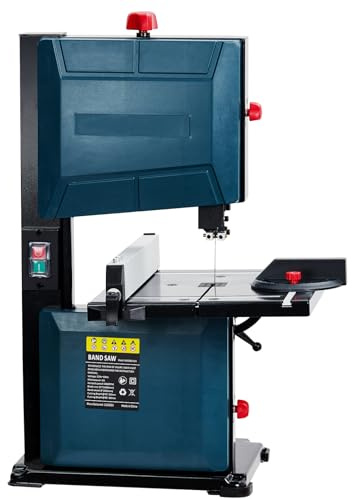 Garvee 8 Inch Band Saw, Garvee 0-45 Tilting Range, 3A & 1800RPM Pure Copper Motor Bandsaw, Benchtop Band Saw with Fence and Miter Gauge, for Woodworking Aluminum Plastic