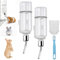 LPZMPZ Trinkflasche Kaninchen Hamster Meerschweinchen Trinkflasche Hasentränke Nagertränke Nippelflasche Kaninchentränke Hängend Haustier Wasserspender Kleintiertränke Stehend mit Halterung