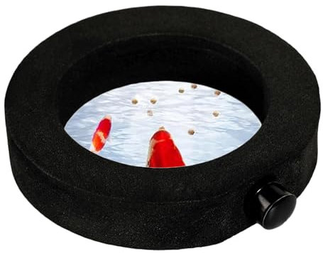 Magnetischer Aquarium-Futterring – schwimmender Fischfutter-Futterspender für Betta-Fische, Aquarium-Futterring, Aquarium-Zubehör, Betta-Futterpflanze, Fischfutterstation für Aquarien