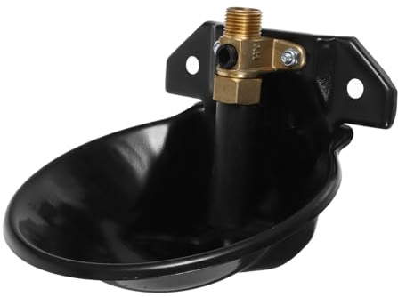 PERSELOSO Dispensador Automático de Agua para Ovejas y Vacas Capacidad Grande, Material Acero y Cobre, Bebedero Resistente a Mordeduras para Uso Exterior en Granjas