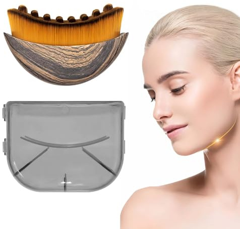 2025 Lymphatic Drainage Contour Face Brush, Ergonomically Designed for Precise Skin Fit, Perfect for Facial Sculpting and Lymphatic Massage