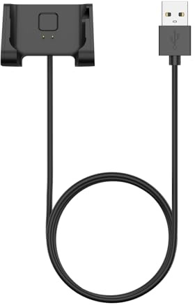 Vancle Ladekabel Ladegerät für Amazfit Bip/Amazfit Bip Lite, 100cm USB Schnelles Ladekabel Tragbares Uhr Ladegerät (Schwarz)
